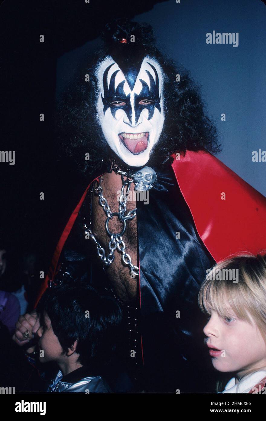 LOS ANGELES, CA - APRIL 04: KISS at a party Circa 1978 in Los Angeles ...
