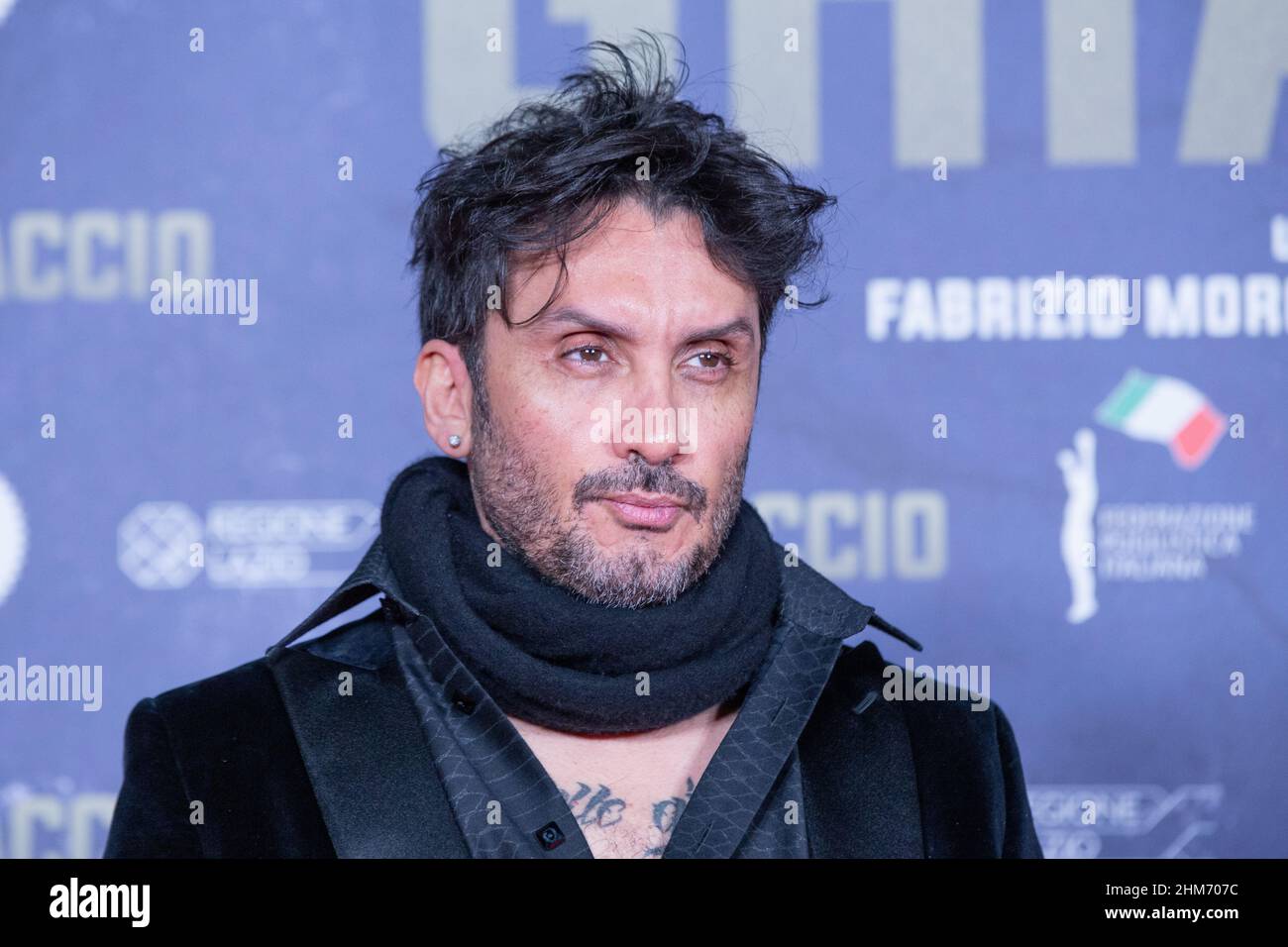 Italian singer Fabrizio Moro attends the premiere of film "Ghiaccio" at The  Space Cinema Moderno in Rome (Photo by Matteo Nardone / Pacific Press/Sipa  USA Stock Photo - Alamy