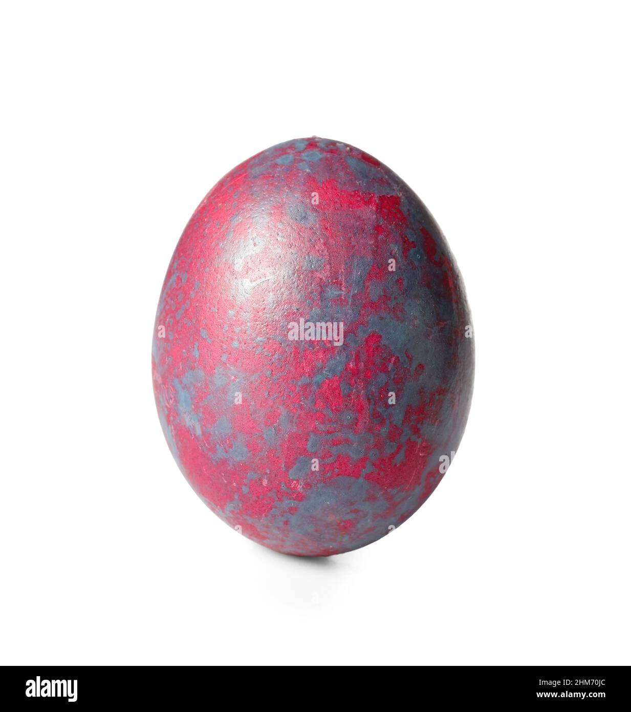 One beautiful Easter egg isolated on white background Stock Photo - Alamy