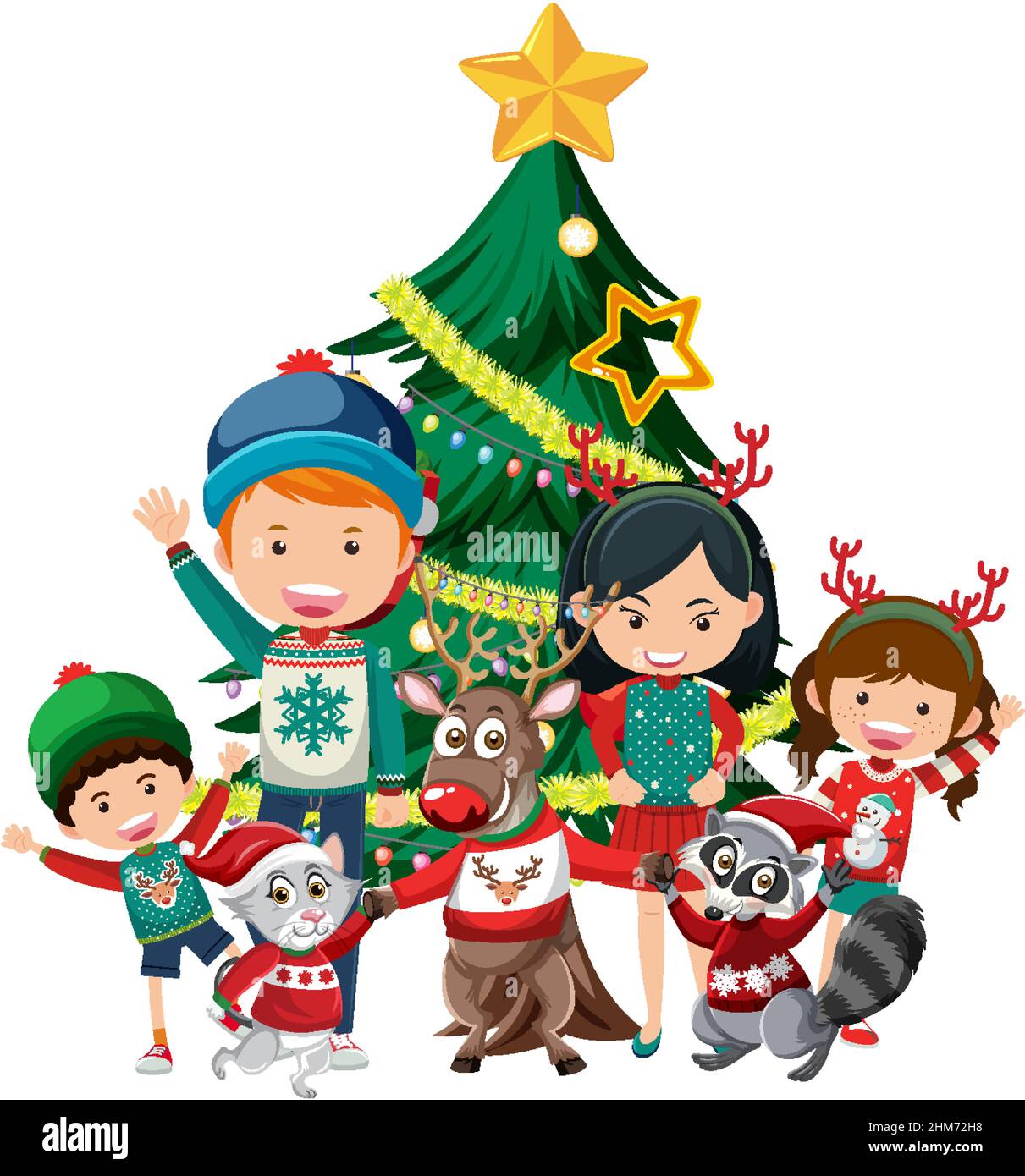 happy-family-in-christmas-theme-illustration-stock-vector-image-art