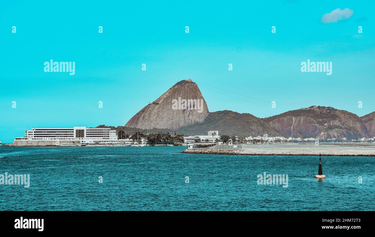Rio de Janeiro, Brazil - CIRCA 2021: Photo of Sugarloaf Mountain, Pão ...