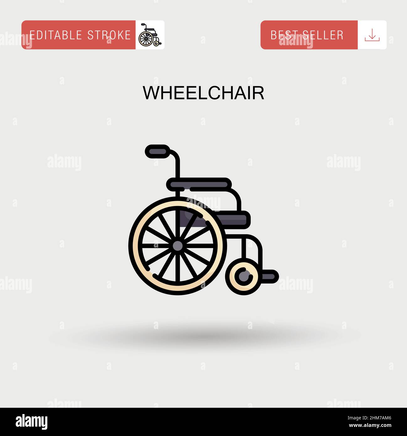 https://c8.alamy.com/comp/2HM7AM6/wheelchair-simple-vector-icon-2HM7AM6.jpg