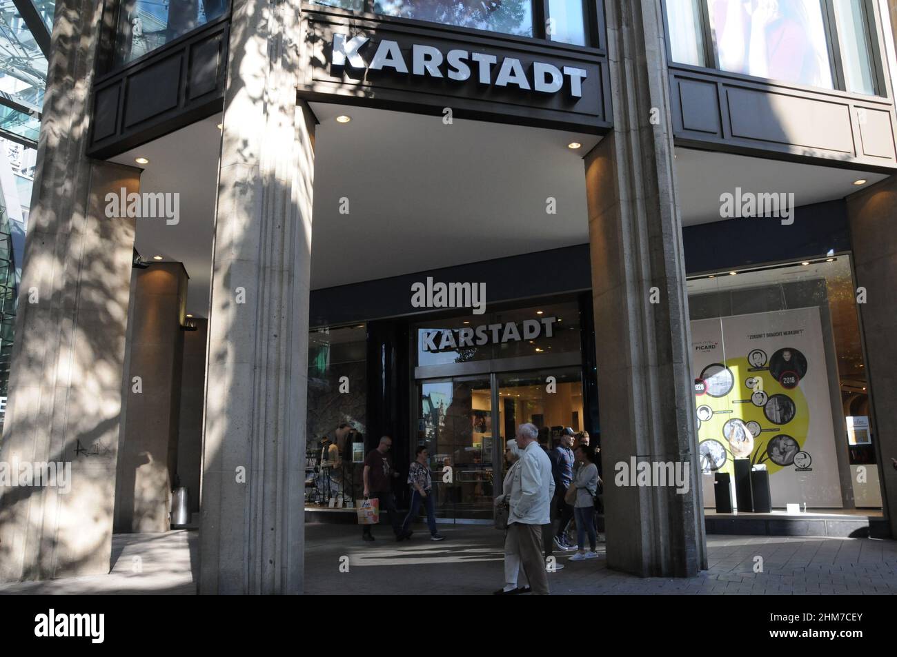 Flensburg/Schleswig-Holstein/Germany. 05. October 2018..Karstadt mega store  in Flensburg Schleswig-Holstein Germny . (Photo. .Francis Joseph Dean /  Deanpictures Stock Photo - Alamy