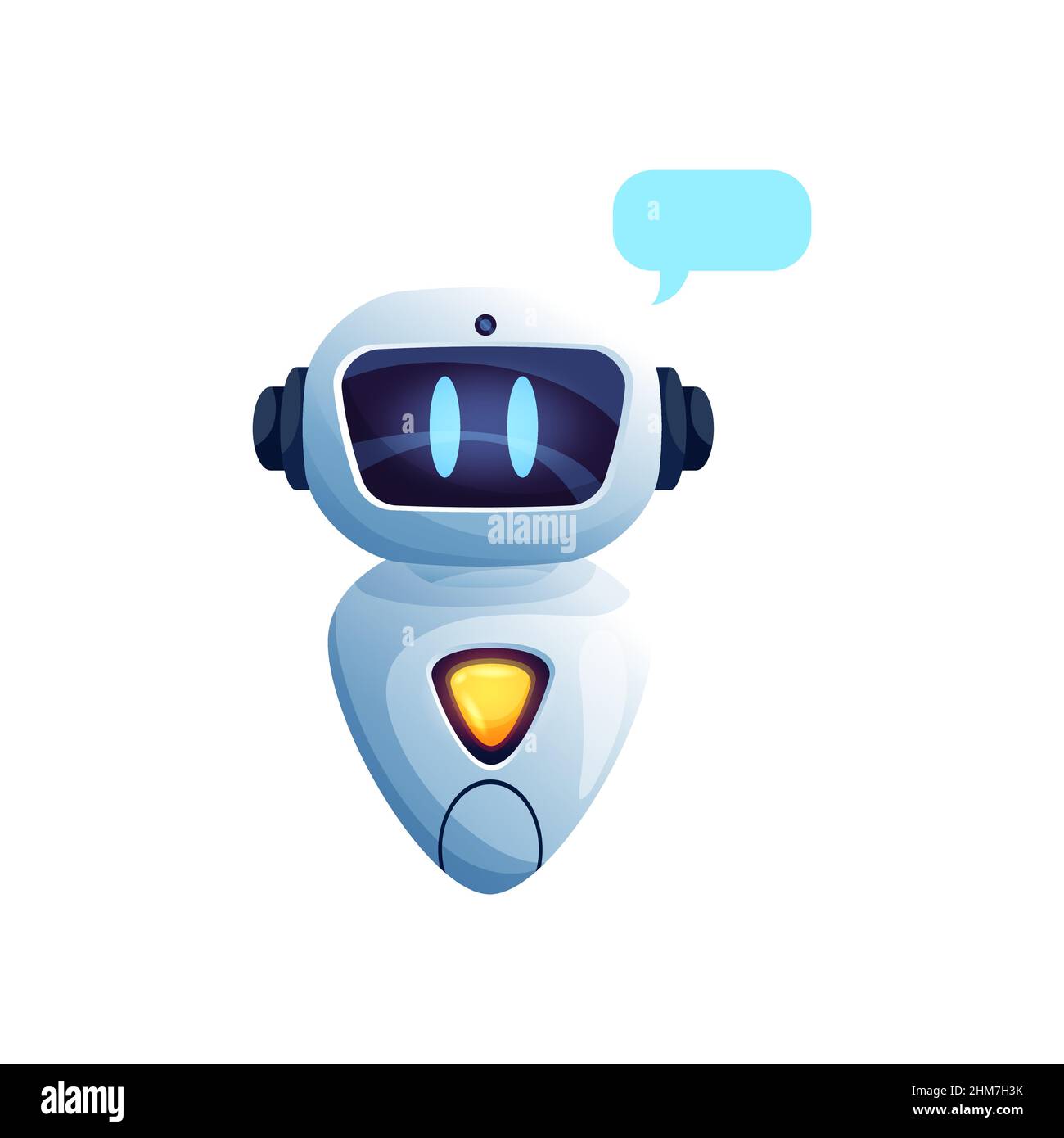 Chatbot talking robot helper isolated messenger chatbot, service help line  bot. Vector support center operator, mobile application online assistant. A  Stock Vector Image & Art - Alamy