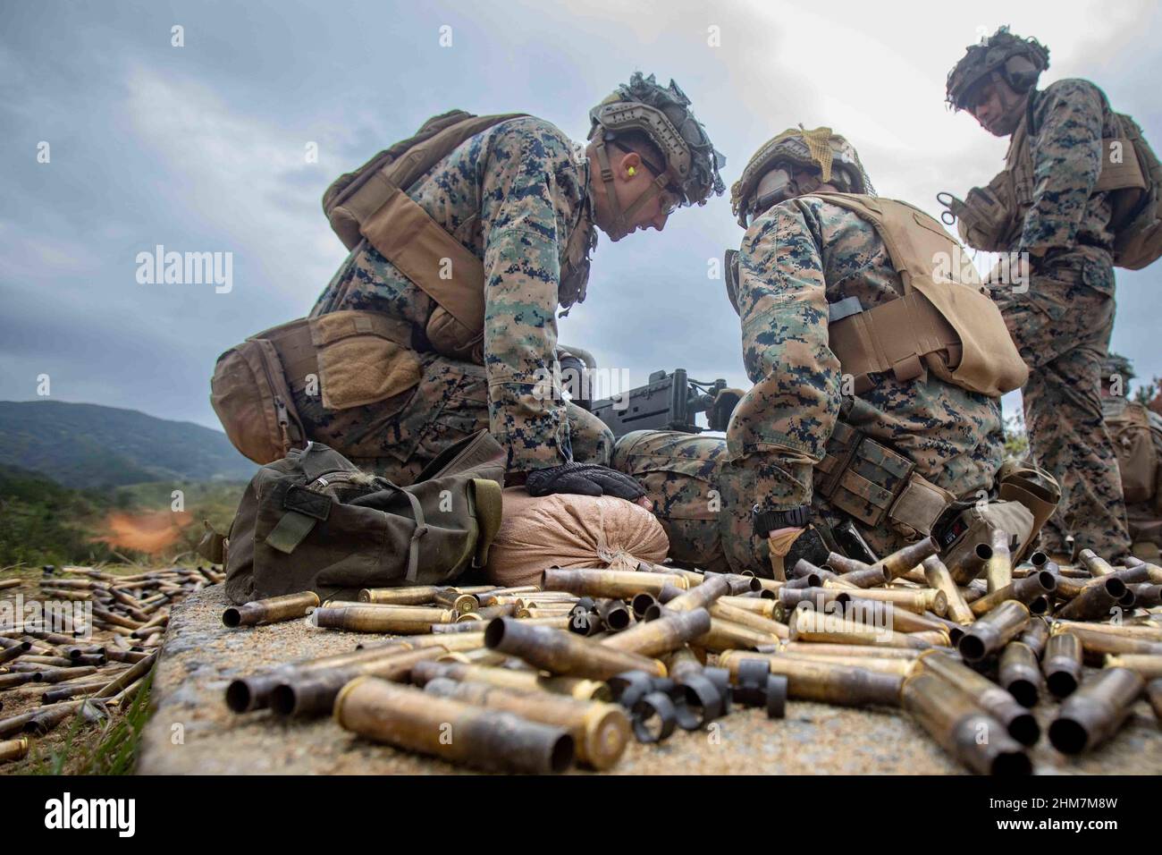 U.S. Marines with 1st Battalion, 3d Marines, 3d Marine Division