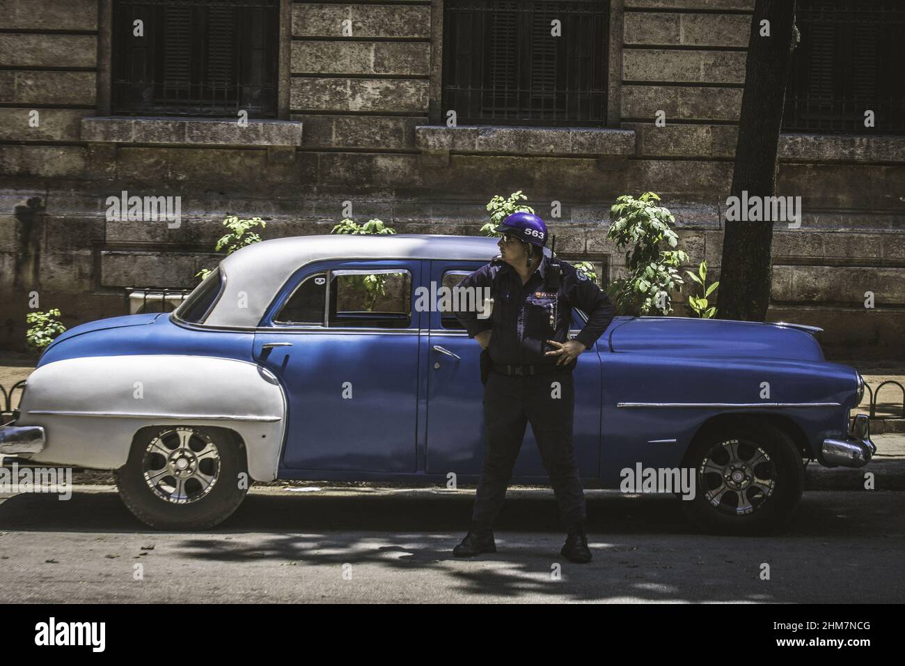 Vintage chevy police car hi-res stock photography and images - Alamy