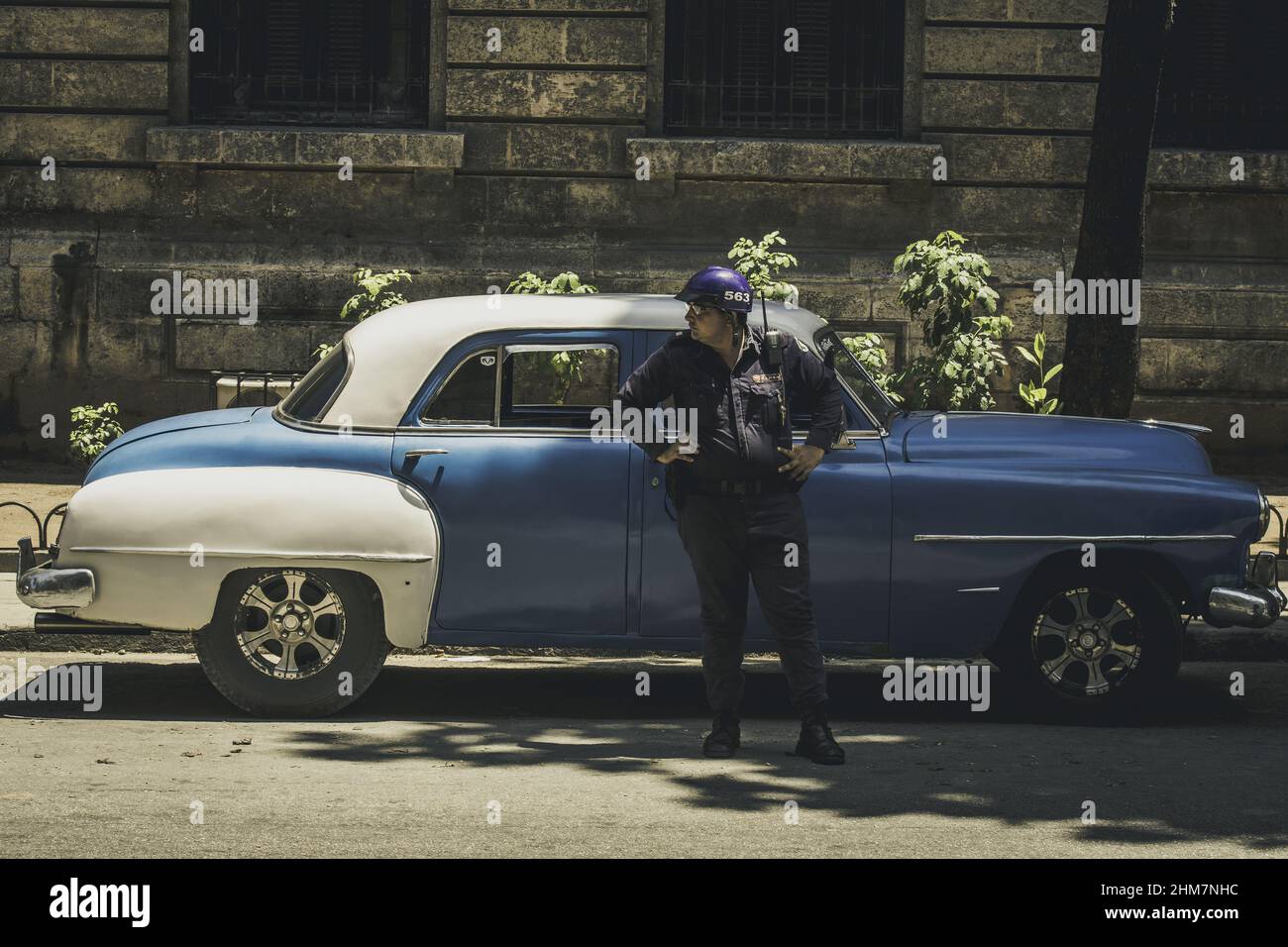 Vintage chevy police car hi-res stock photography and images - Alamy