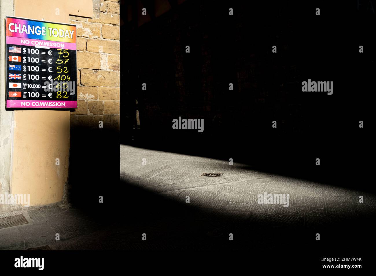 Currency rate board dollar hi-res stock photography and images - Alamy