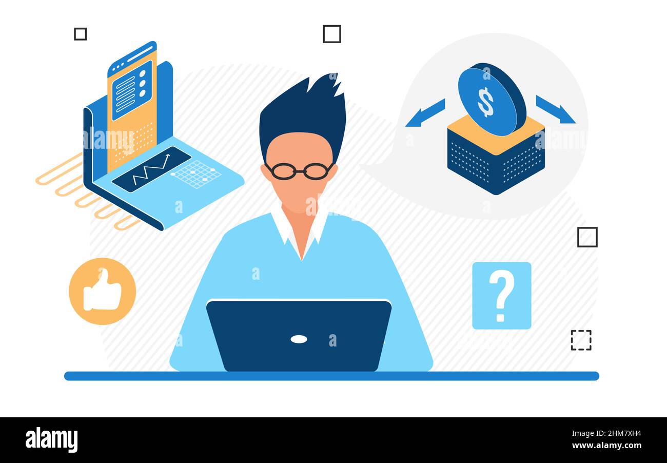 Digital public ledger virtual blockchain server storage. Exchanging