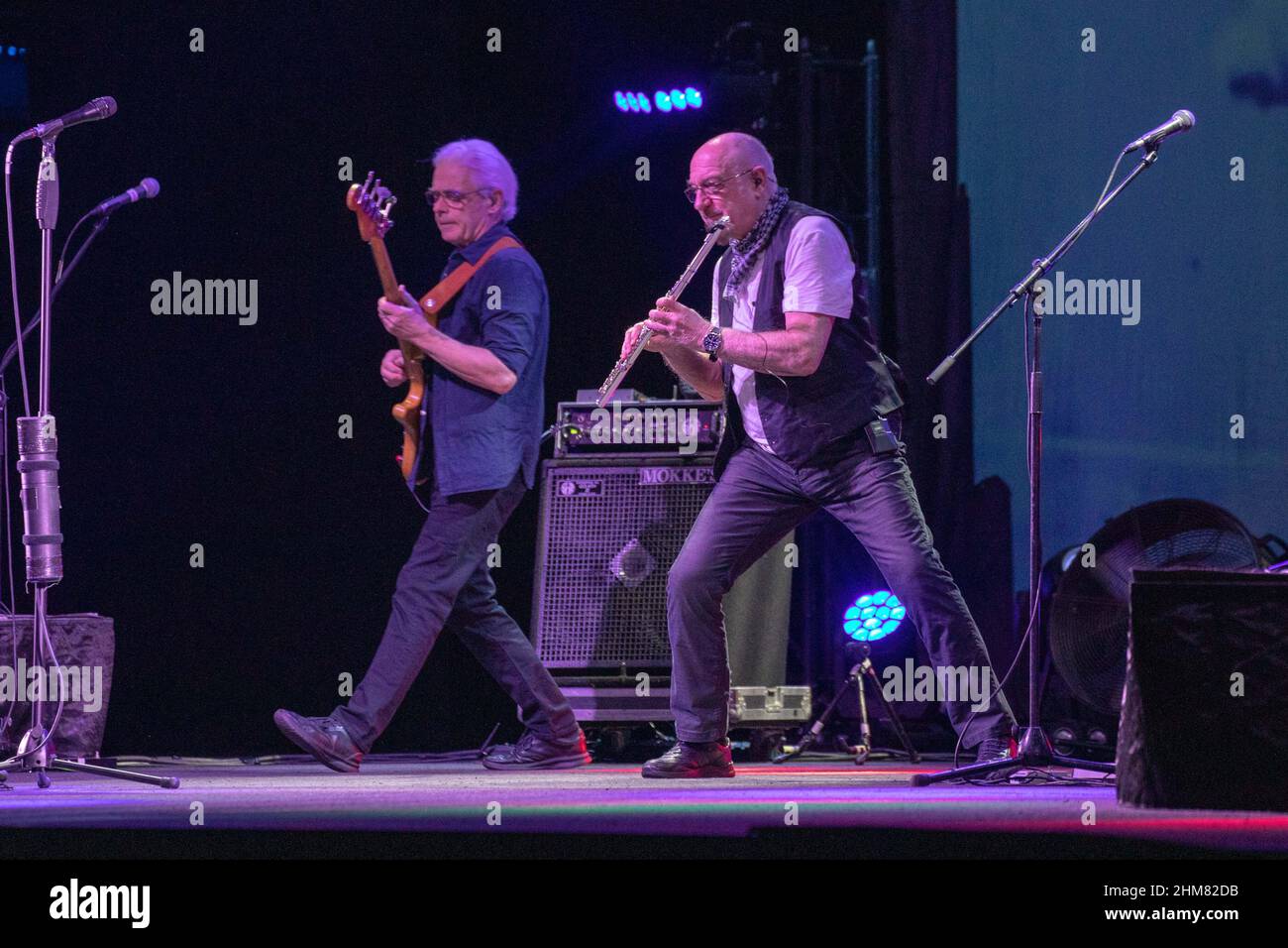 Gran Teatro Geox, Padova, Italy, February 06, 2022, Ian Anderson during  2022 JETHRO TULL tour The Prog Years - Music Concert Stock Photo - Alamy