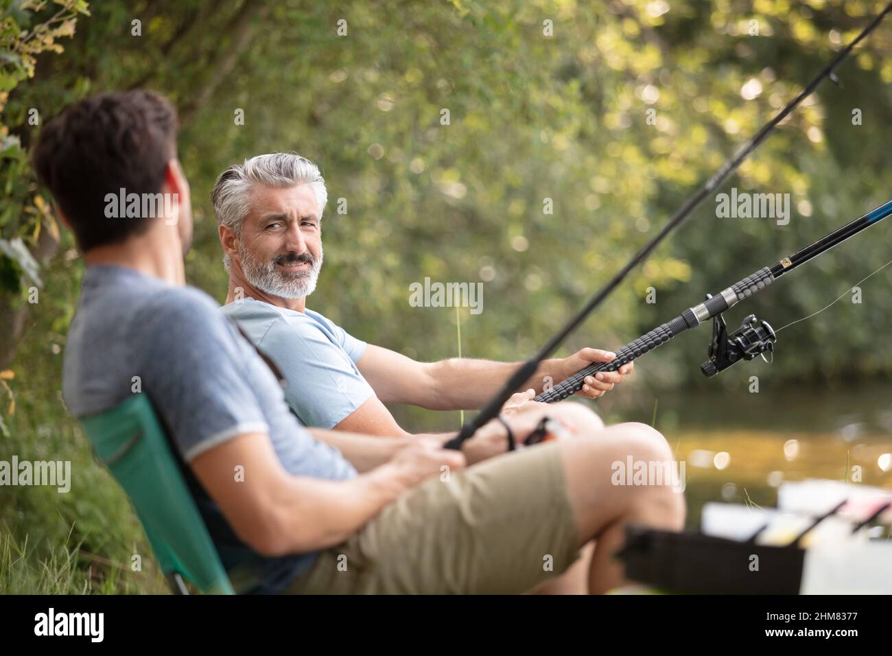 Father adult son stand hi-res stock photography and images - Alamy