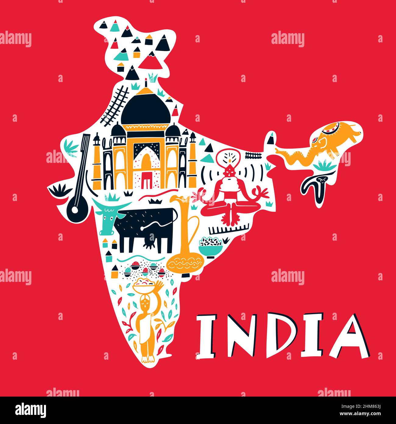 Cow india map hi-res stock photography and images - Alamy Cow india map hi-res stock photography and images - Alamy