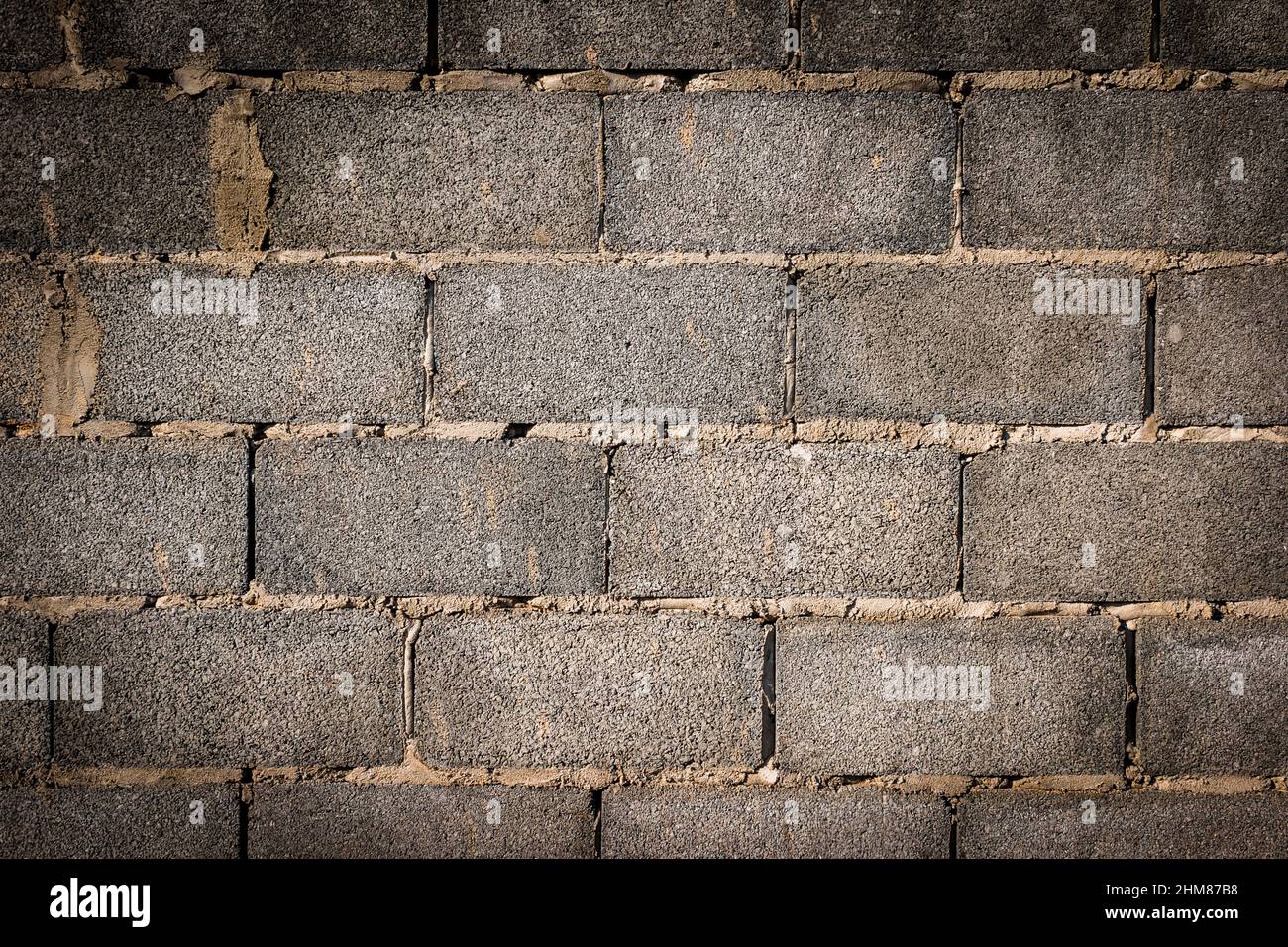 Old Gray concrete construction blocks background Stock Photo Alamy