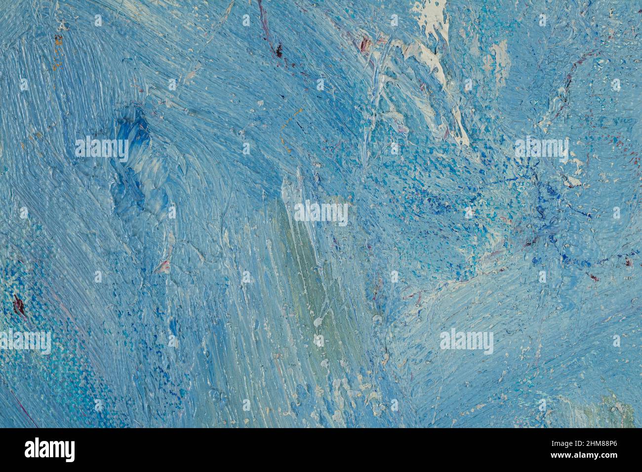 detail of artistic abstract oil painted background Stock Photo