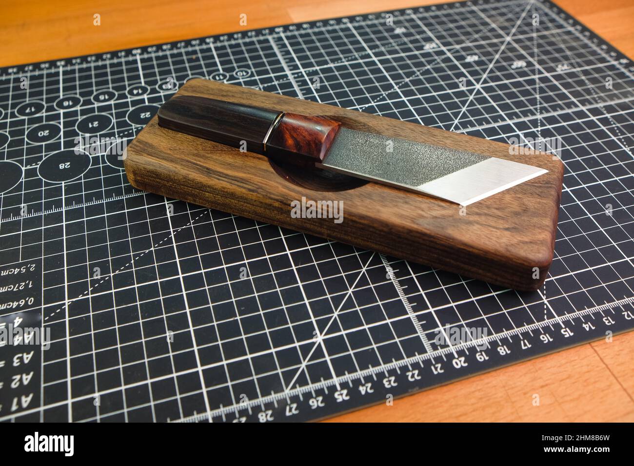 Tanner tools. Skiving knifes. Stock Photo