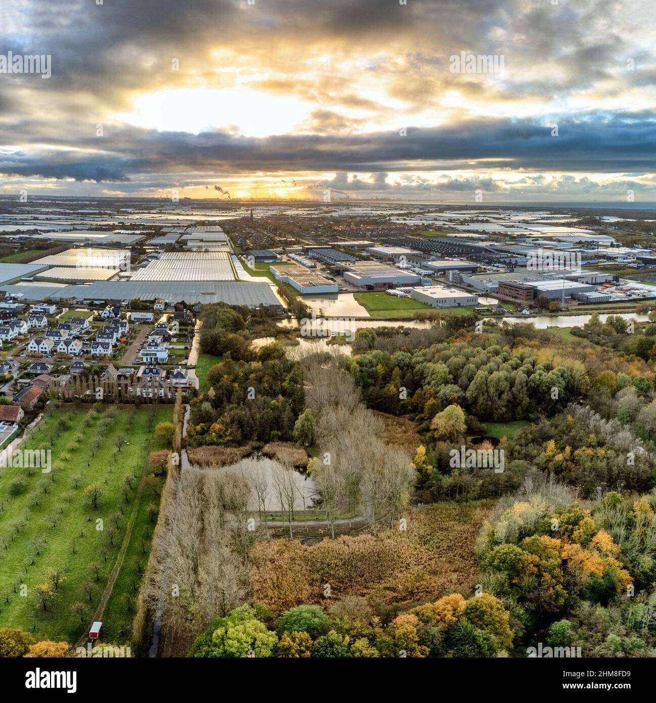 Maasvlakte aerial view hi-res stock photography and images - Alamy