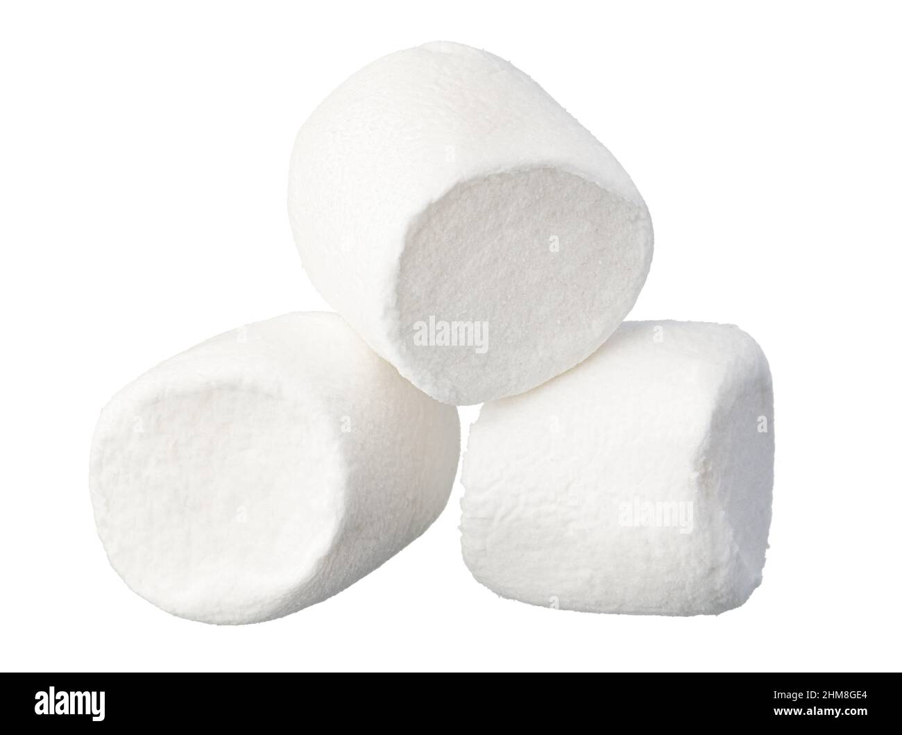Heap of delicious marshmallows isolated on white background Stock Photo ...
