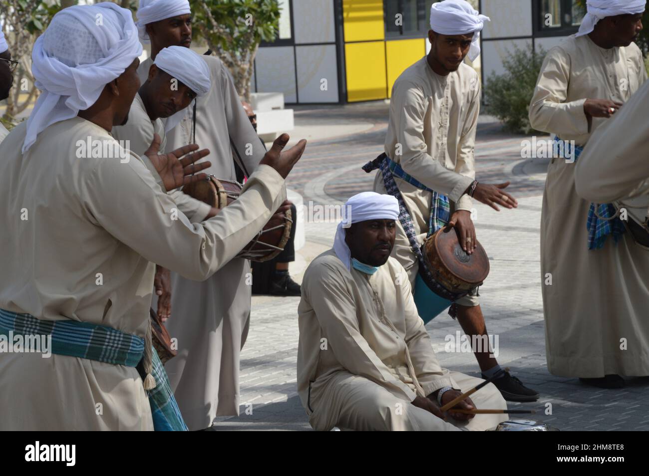 Arab music and dance performance at the main site of Expo 2020 Dubai in ...