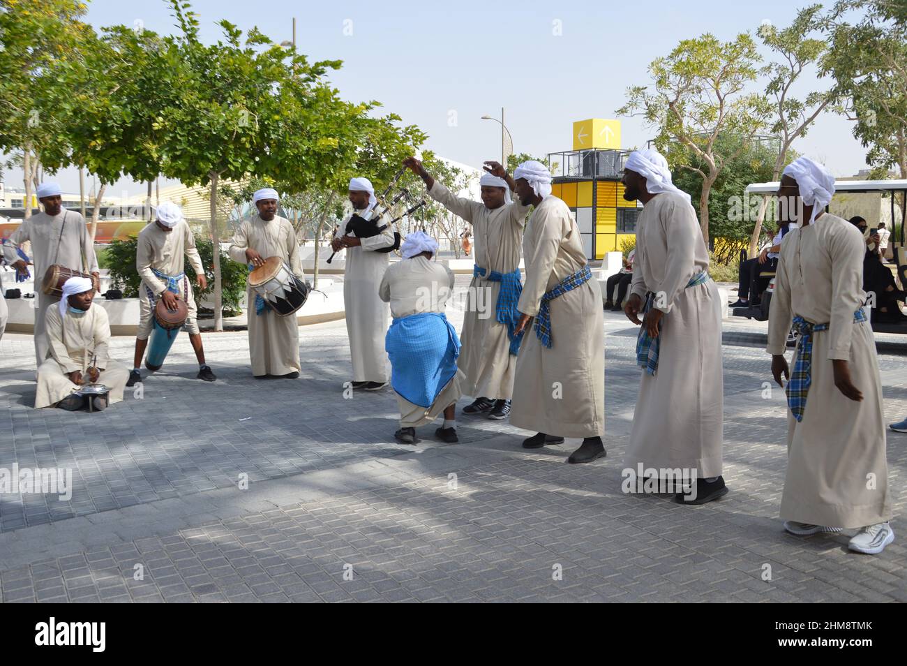 Arab music and dance performance at the main site of Expo 2020 Dubai in