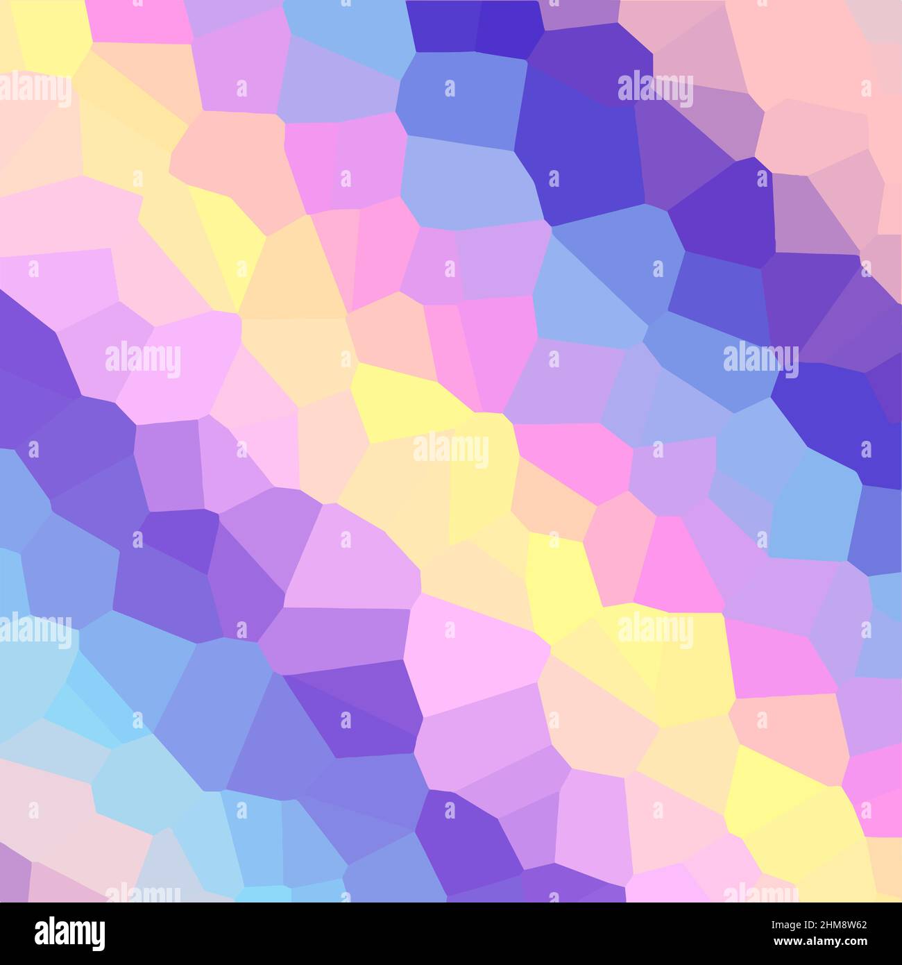 Vibrant polygonal multicolor mosaic background. Stock Vector