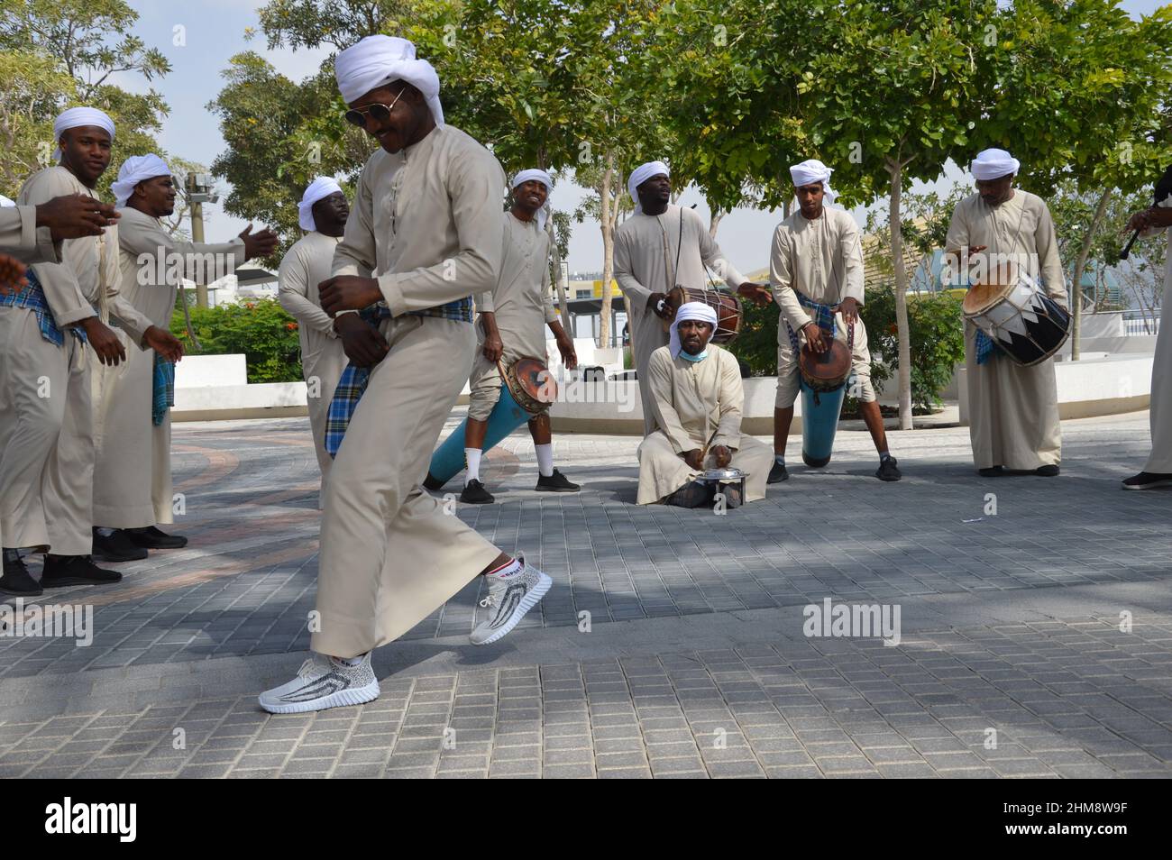 Arab music and dance performance at the main site of Expo 2020 Dubai in