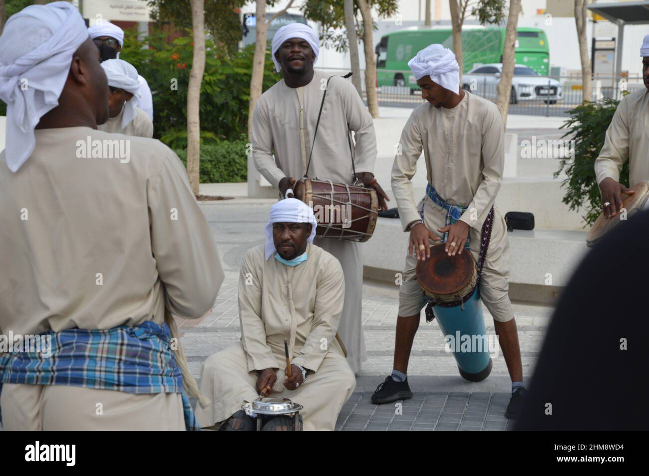 Arab music and dance performance at the main site of Expo 2020 Dubai in