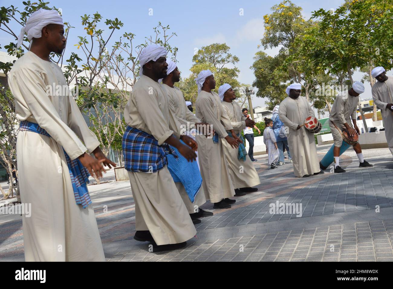 Arab music and dance performance at the main site of Expo 2020 Dubai in