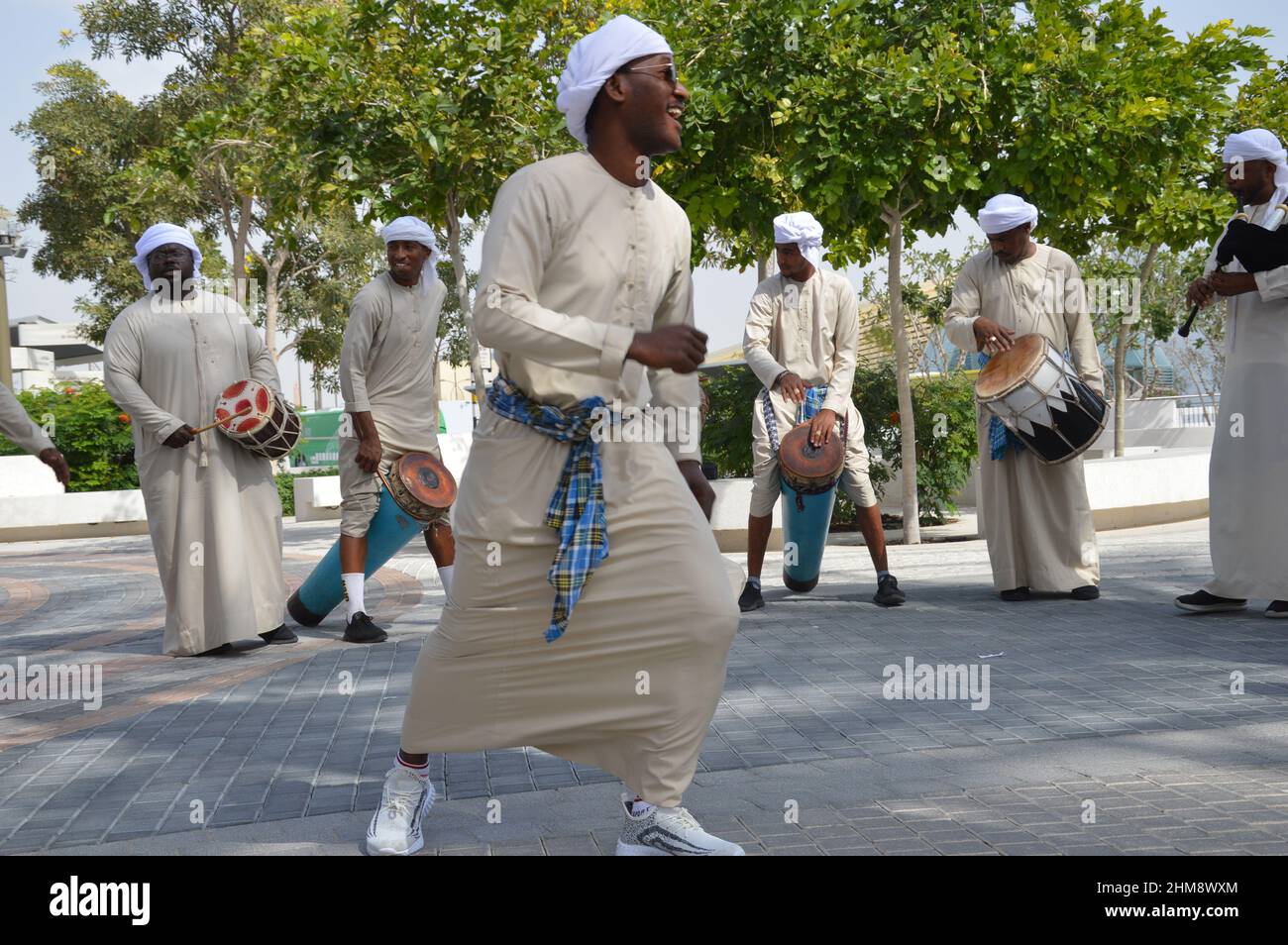 Arab music and dance performance at the main site of Expo 2020 Dubai in ...
