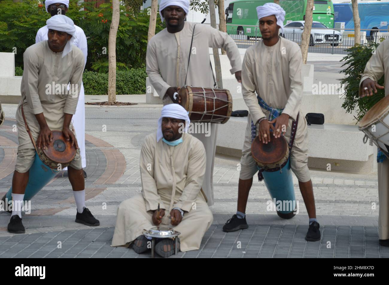 Arab music and dance performance at the main site of Expo 2020 Dubai in