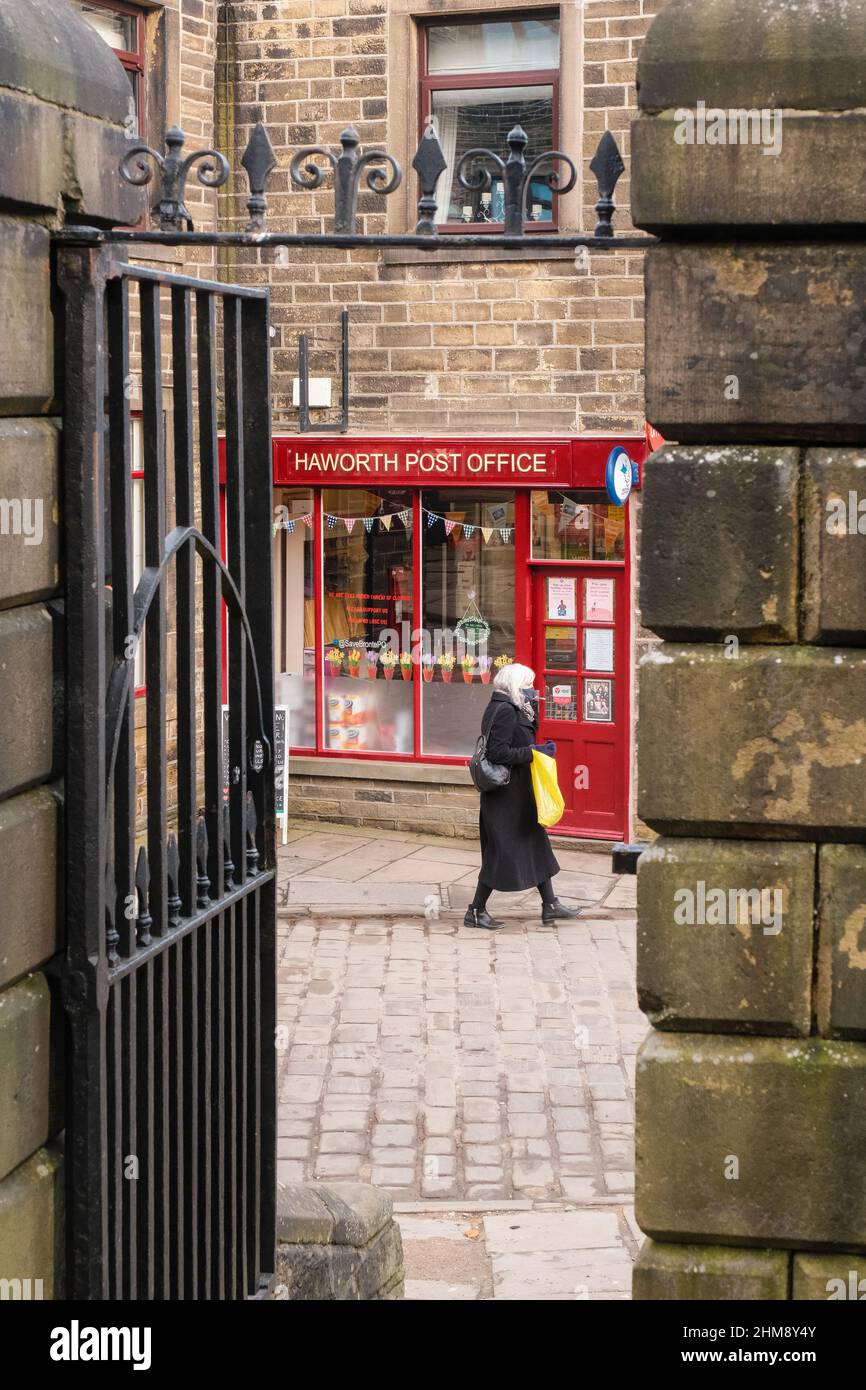 Haworth, UK Howarth Post Office on the Main Street in Howarth, West