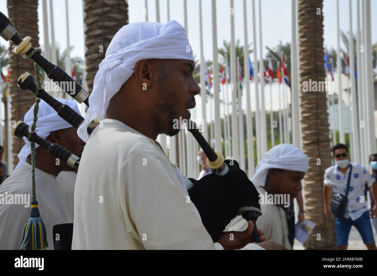 Arab music and dance performance at the main site of Expo 2020 Dubai in