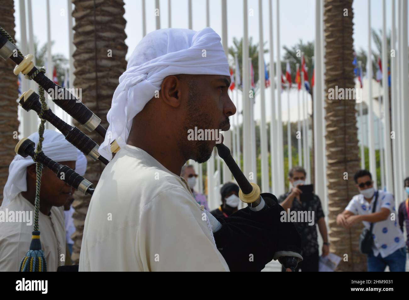 Arab music and dance performance at the main site of Expo 2020 Dubai in