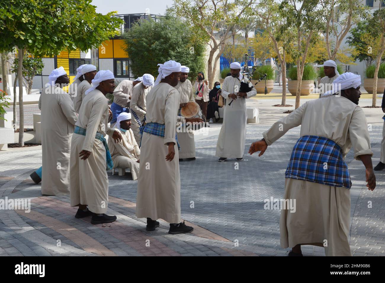 Arab music and dance performance at the main site of Expo 2020 Dubai in