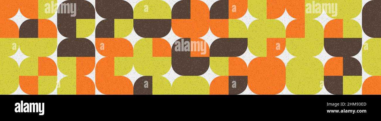 Abstract Geometrical generative computational art illustration Stock Vector