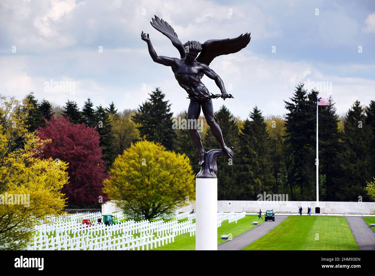 Henri-Chapelle American Cemetery, Belgium Stock Photo