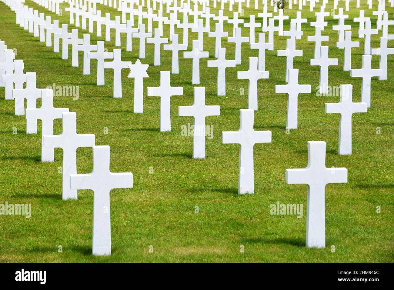 Henri-Chapelle American Cemetery, Belgium Stock Photo