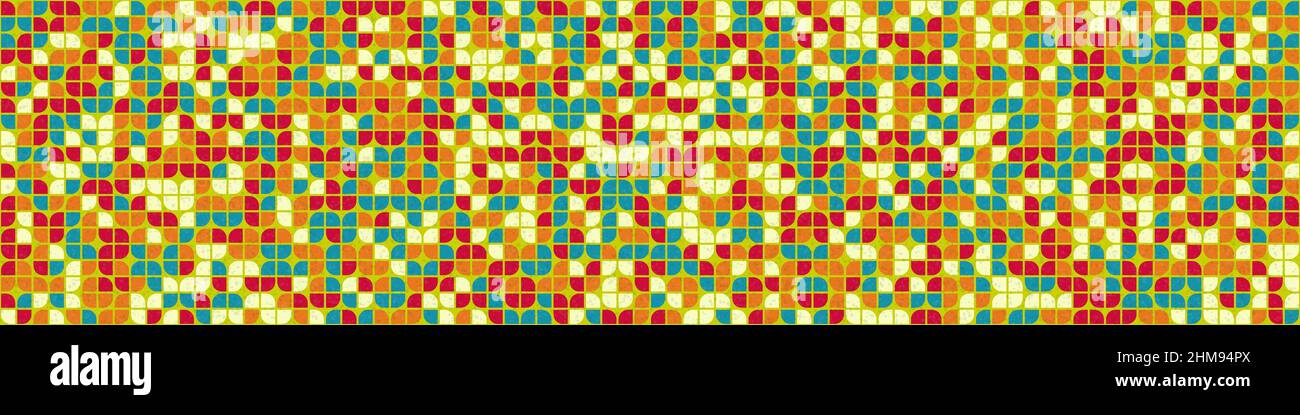 Abstract Geometrical generative computational art illustration Stock Vector