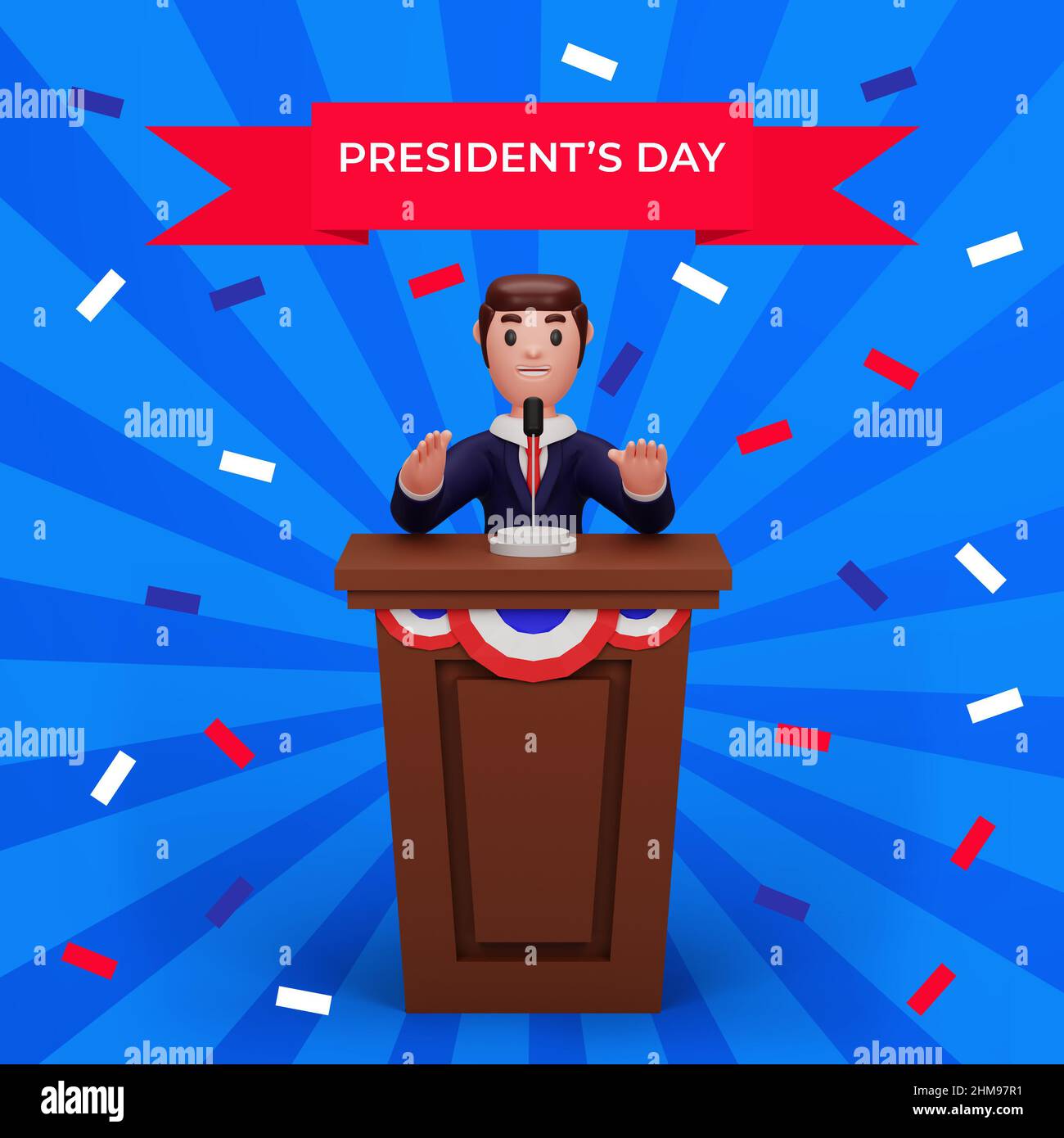 President Render Presidents united states declaration hi-res stock photography and ...