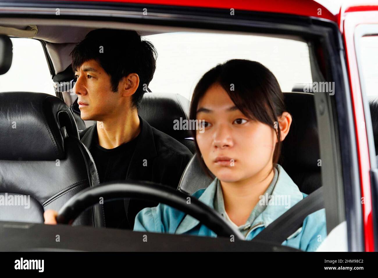 DRIVE MY CAR (2021) HIDETOSHI NISHIJIMA  TOKO MIURA  RYUSUKE HAMAGUCHI (DIR)  JANUS FILMS/MOVIESTORE COLLECTION Stock Photo