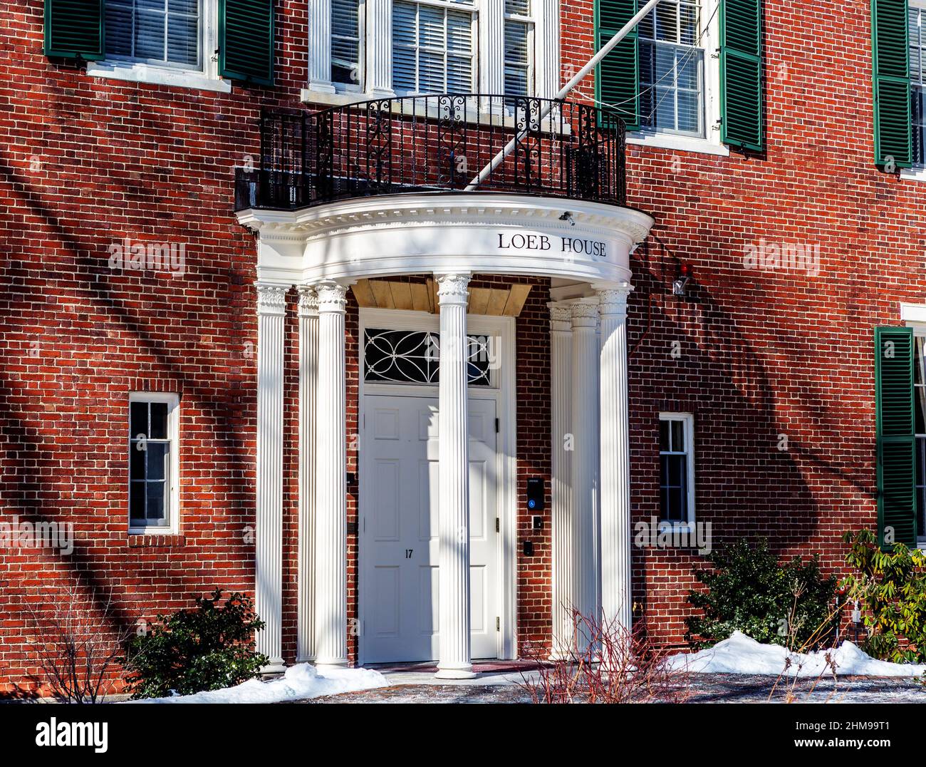 Cambridge, Massachusetts, USA - February 6, 2022: The Loeb House in ...