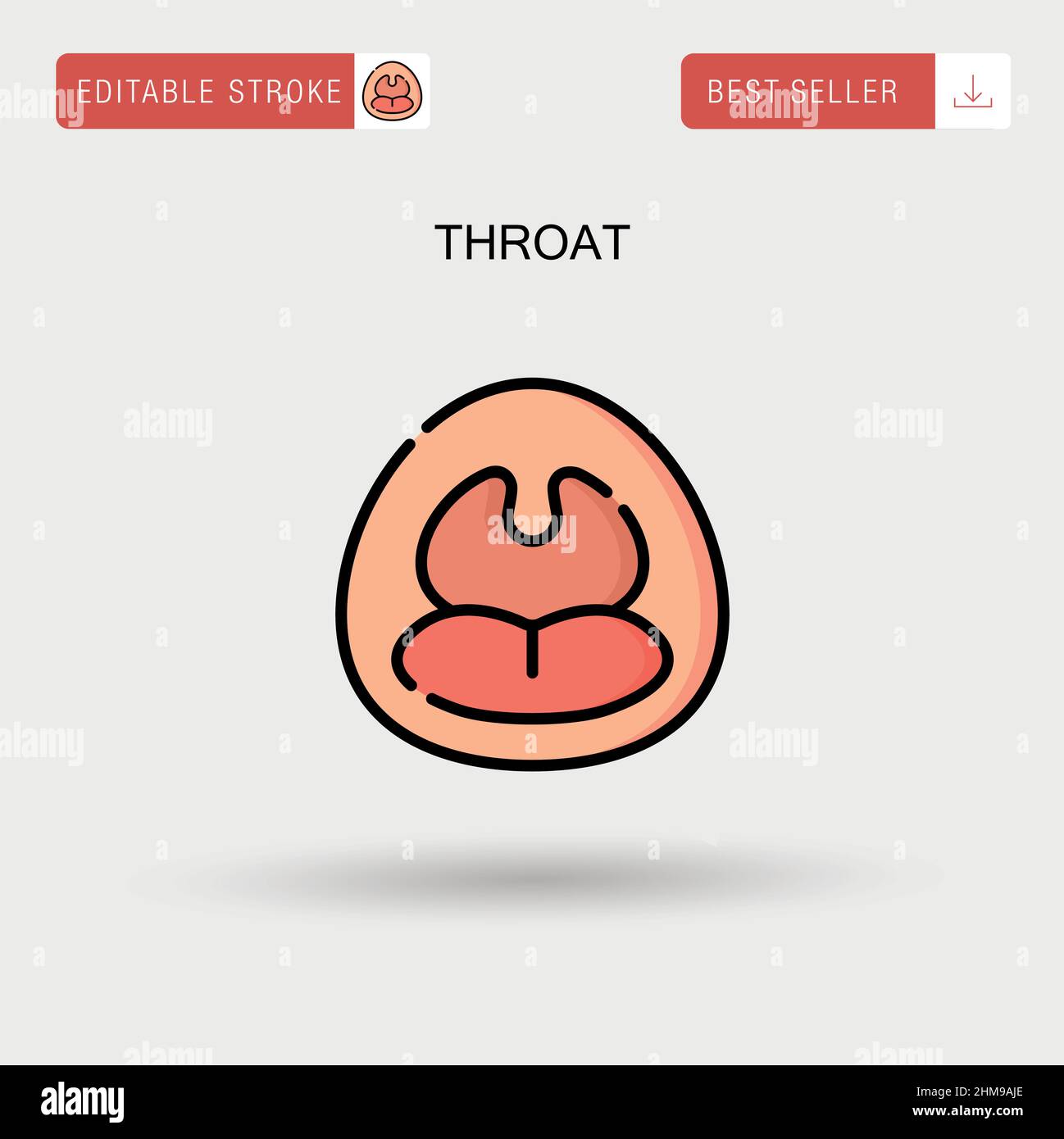 Throat infection Stock Vector Images Alamy