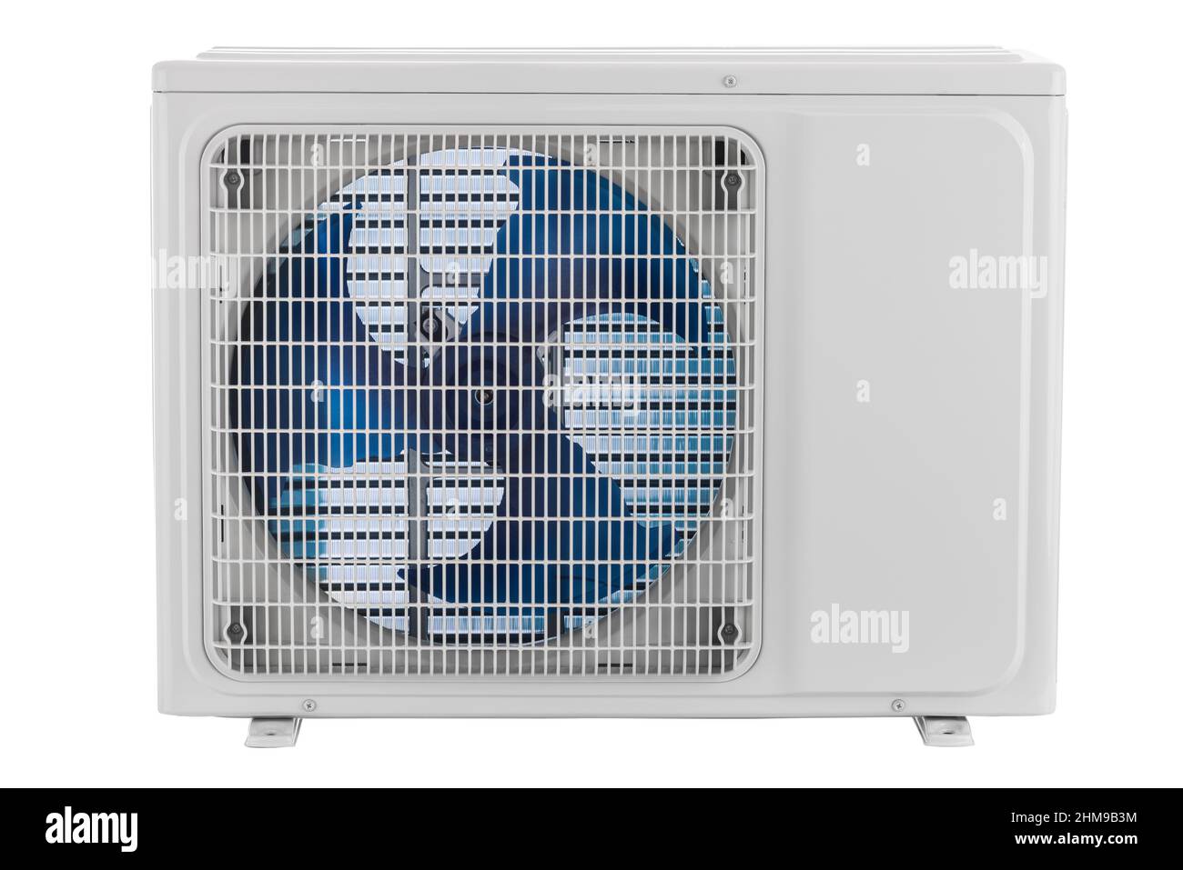 Air conditioner isolated on white Stock Photo