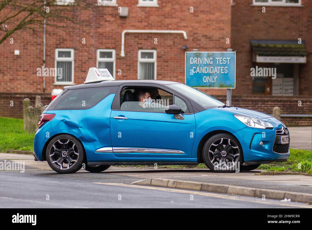 DVSA Driving Test Candidates Only sign, car learner drivers taking ...
