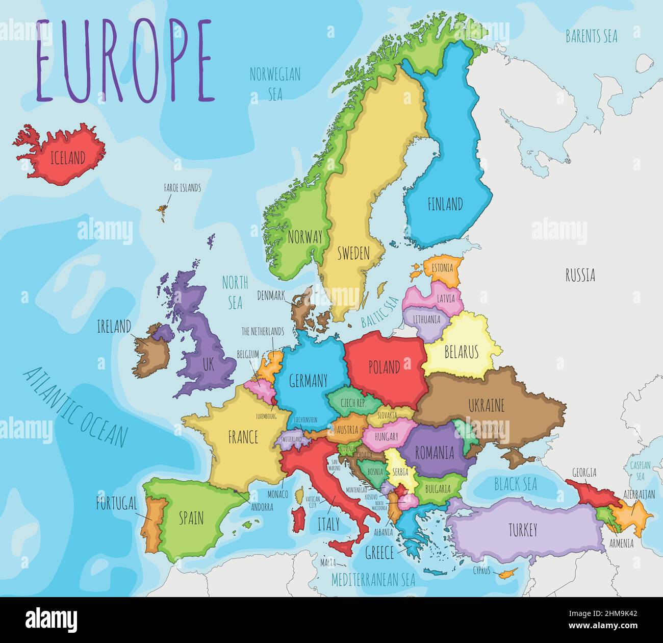 Map Of Europe Labeled Countries Map Sexiz Pix