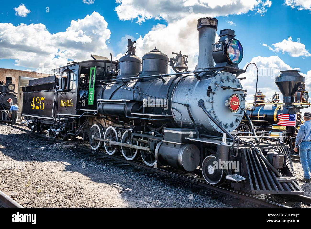 Antonito, CO August 23, 2021 Coal burning Baldwin steam