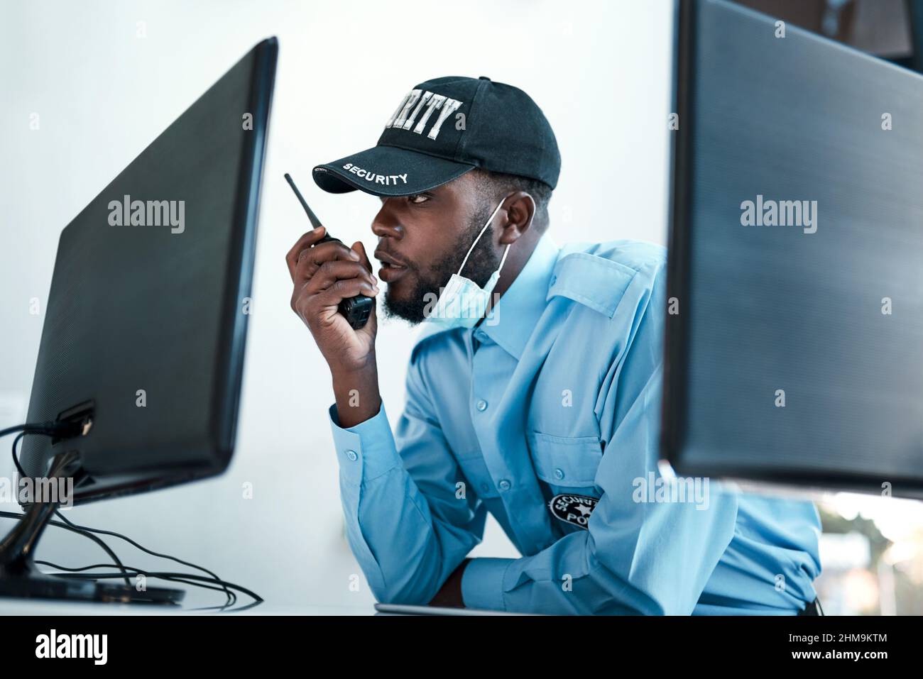 Your direct connection to first rate protection. Shot of a young