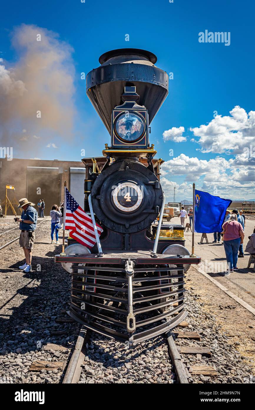 Antonito, CO August 23, 2021 Wood burning Baldwin steam