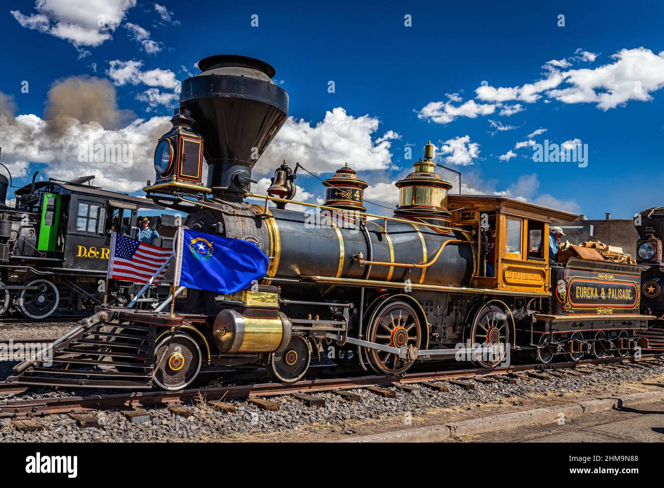 Antonito, CO August 23, 2021 Wood burning Baldwin steam