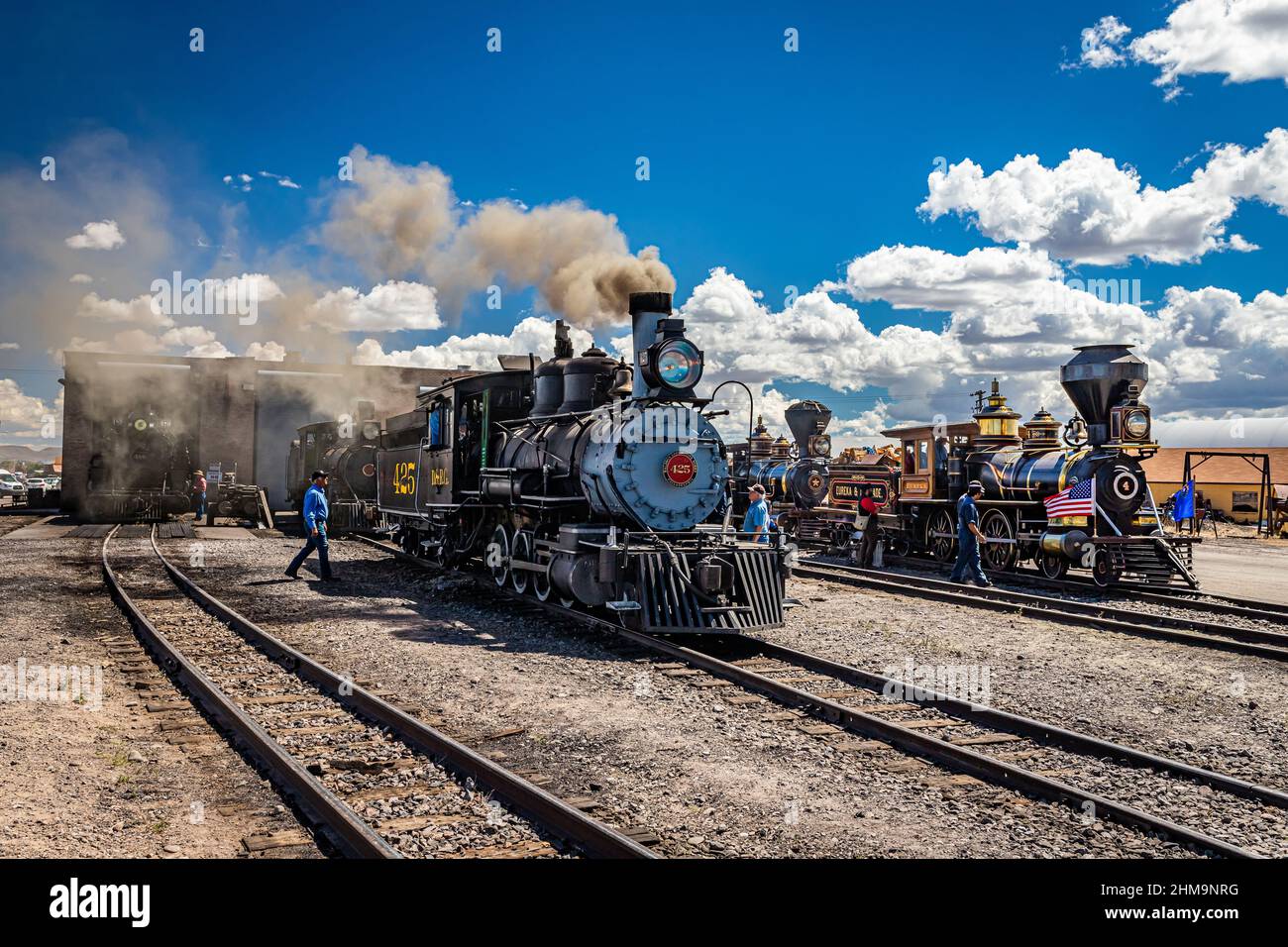 Antonito, CO August 23, 2021 Coal burning Baldwin steam