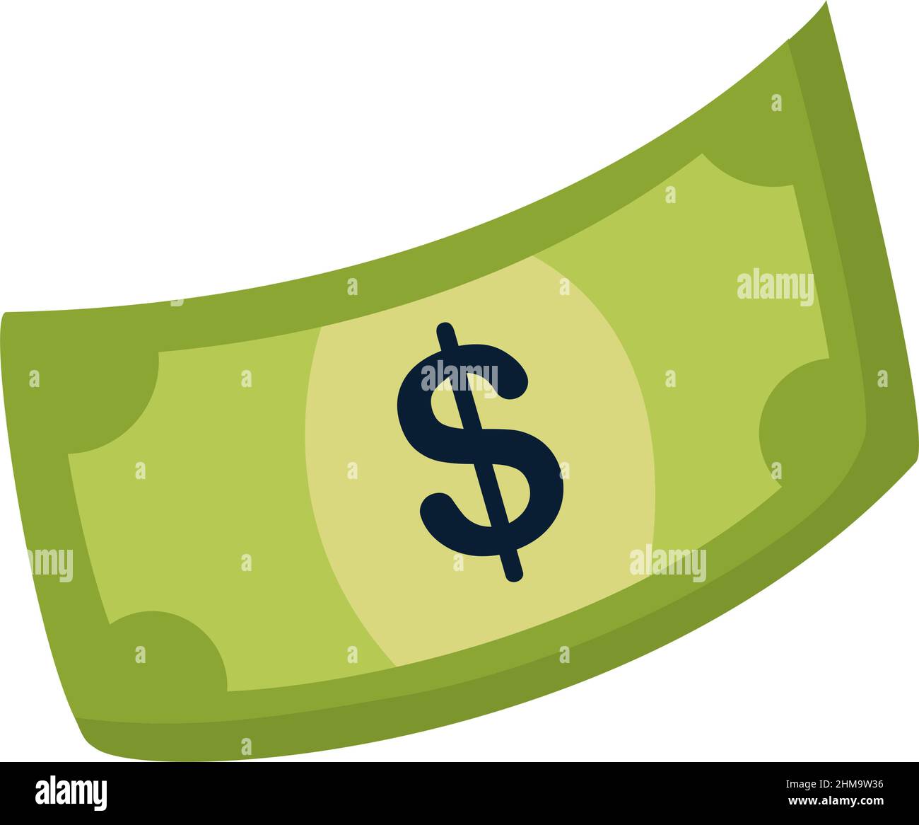 bill money dollar financial icon Stock Vector Image & Art - Alamy